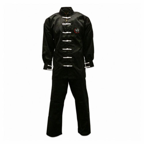 black karate uniform suit